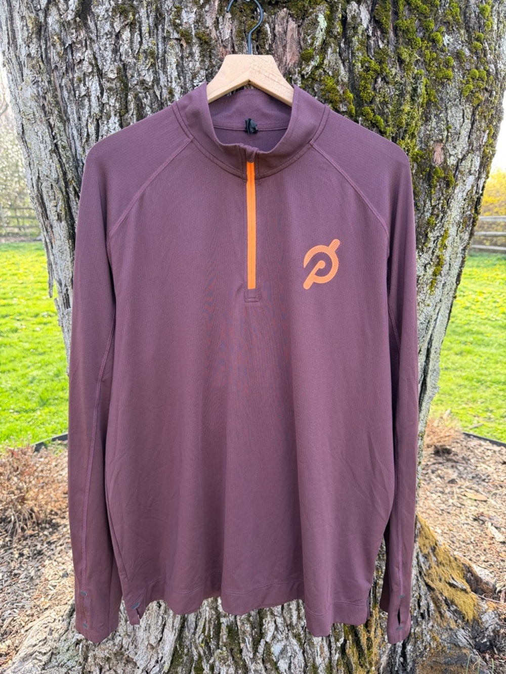 Men's Peloton Rhone 1/4 Zip Pullover Brown Size XL